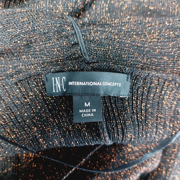 Inc Womens Metallic Open Front Cardigan Sweater P5173 - Picture 6 of 9